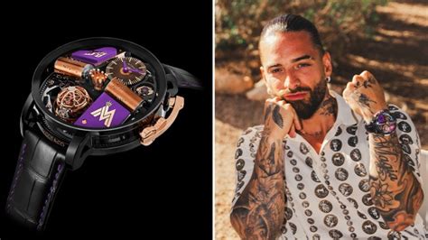 Maluma Designed a Bespoke Jacob & Co. Watch and Necklace 